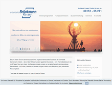 Tablet Screenshot of brueckmann-reisen.de